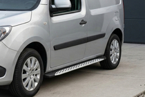 Renault Kangoo 2008–2020 Zijtreden Shining V1 (korte wielbasis) (2 stuks, aluminium) foto 1
