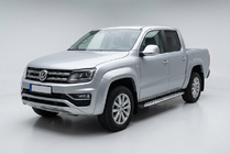 Volkswagen Amarok 2010–2022 Side steps Shining V1 (2 st., aluminium) foto 1