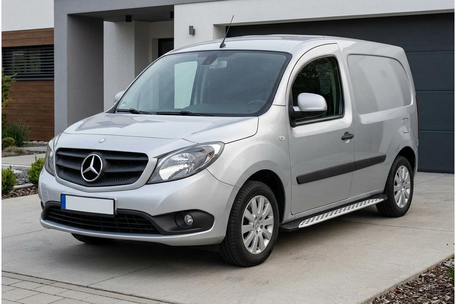 Mercedes Citan 2013–2021 Side steps Shining V1 (2 st., aluminium) Image