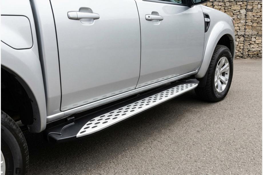 Ford Ranger 2007–2011 Side steps Shining V1 (2 st., aluminium) Image