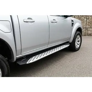 Side steps Shining V1 (2 st., aluminium) Mazda BT-50 2007–2012 foto 1