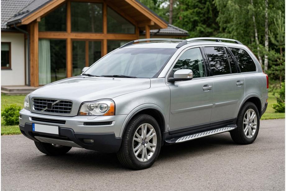 Volvo XC90 2002–2014 Side steps Shining V1 (2 st., aluminium) Image