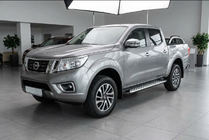 Nissan Navara/NP300 2016– Side steps Shining V1 (2 st., aluminium) foto 1
