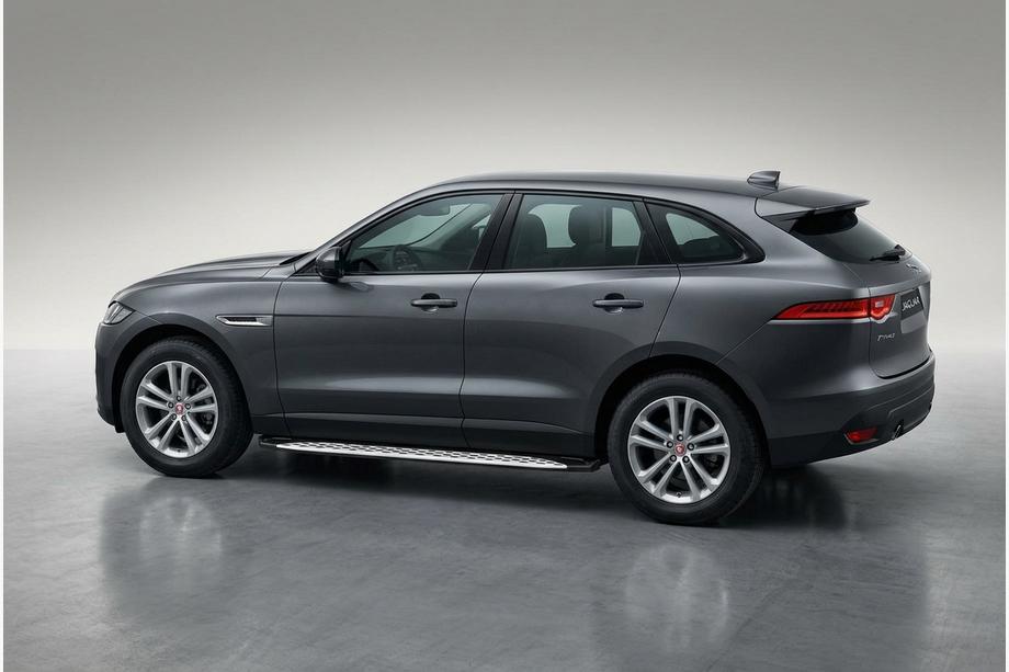 Jaguar F-PACE 2016– Side steps Shining V1 (2 st., aluminium) Foto 1