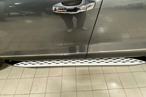 Skoda Kodiaq 2016–2023 Side steps Shining V1 (2 st., aluminium) foto 5