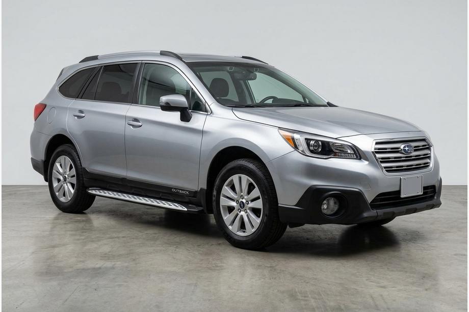 Subaru Outback 2014–2019 Side steps Shining V1 (2 st., aluminium) Image