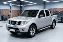 Nissan Navara 2006–2015 Side steps Shining V1 (2 st., aluminium) foto 1