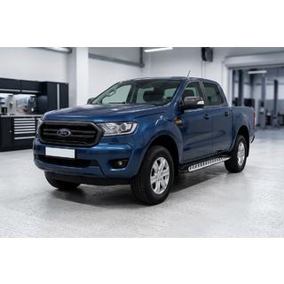 Side steps Shining V1 (2 st., aluminium) Ford Ranger 2011–2022 foto 1