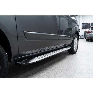 Side steps Shining V1 (2 st., aluminium) Ford Custom 2013–2022 foto 1