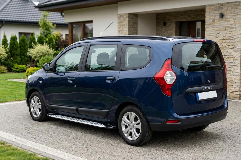 Renault Lodgy 2013–2022 Side steps Shining V1 (2 st., aluminium) Image