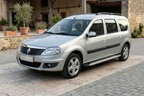 Dacia Logan MCV 2004–2014 Side steps Shining V1 (2 st., aluminium) foto 1