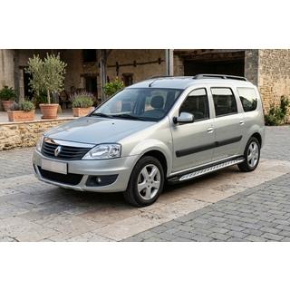 Side steps Shining V1 (2 st., aluminium) Dacia Logan MCV 2004–2014 foto 1