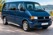 Volkswagen T4 Caravelle/Multivan 1990–2003 Side steps Shining V1 (2 st., aluminium) Korte wielbasis foto 1