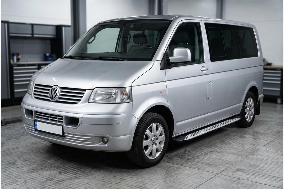 Volkswagen T5 Multivan 2003–2010 Side steps Shining V1 (2 st., aluminium) Image