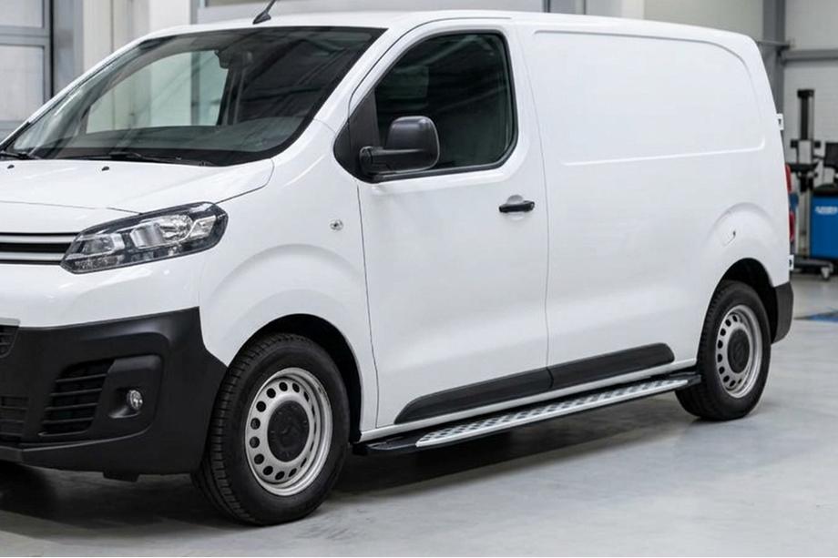 Opel Vivaro 2019– Side steps Shining V1 (2 st., aluminium) Image