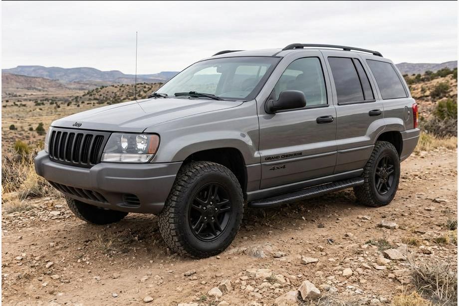 Jeep Grand Cherokee WJ 1999–2004 Bosphore Black zijtreden (2 stuks, aluminium) Foto 1