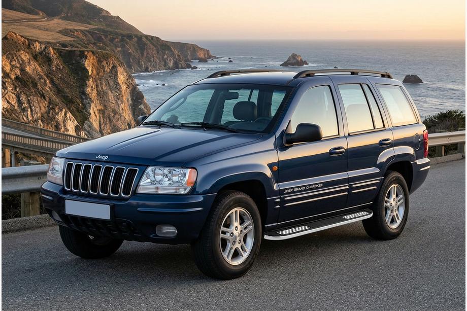 Jeep Grand Cherokee WJ 1999–2004 Side steps Tayga V2 (2 stuks, aluminium) Foto 1