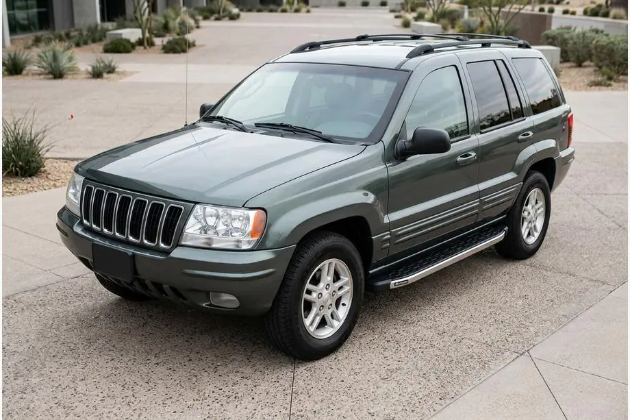 Jeep Grand Cherokee WJ 1999–2004 BlackLine side steps (2 stuks, aluminium) Image