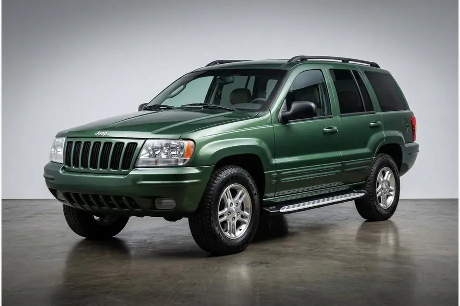 Jeep Grand Cherokee WJ 1999–2004 Side steps Shining V1 (2 st., aluminium) Foto 1