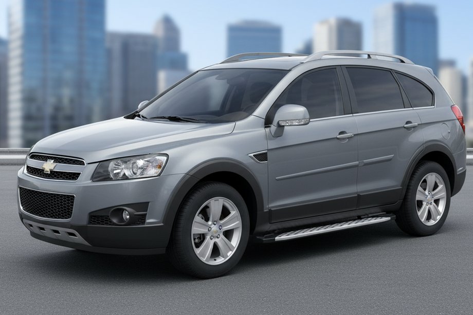 Chevrolet Captiva 2006–2019 Shining V1 sidesteps (2 stuks, aluminium) 2016-2019 Image