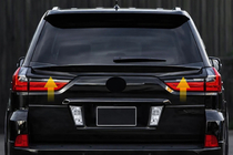 Lexus LX570/450d 2008–2022 Onder spoiler V2 (2016-2023) Witte kleur foto 2