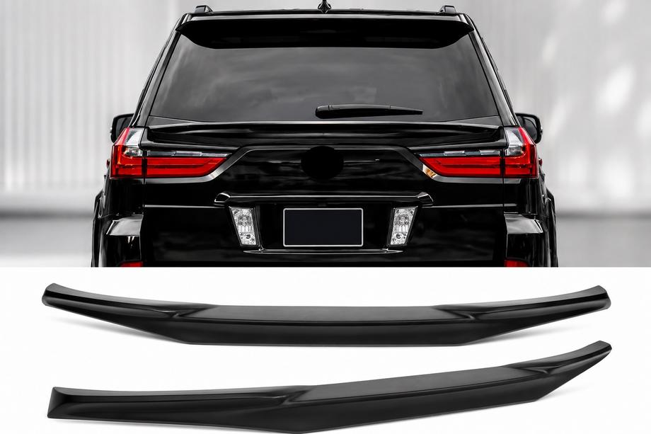 Lexus LX570/450d 2008–2022 Onder spoiler V2 (2016-2023) Witte kleur Image