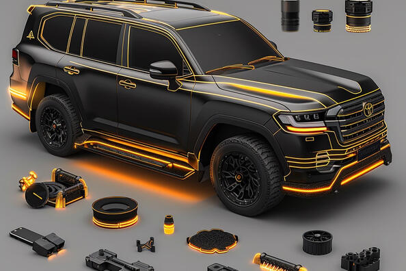 Hoe kies je kwalitatieve componenten voor de restyling van Toyota Land Cruiser 200 Foto 1