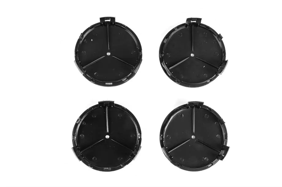 Mercedes-Benz Velgnaafdoppen 71/75 mm zonder ring (4 stuks, blauw V1) Foto 3