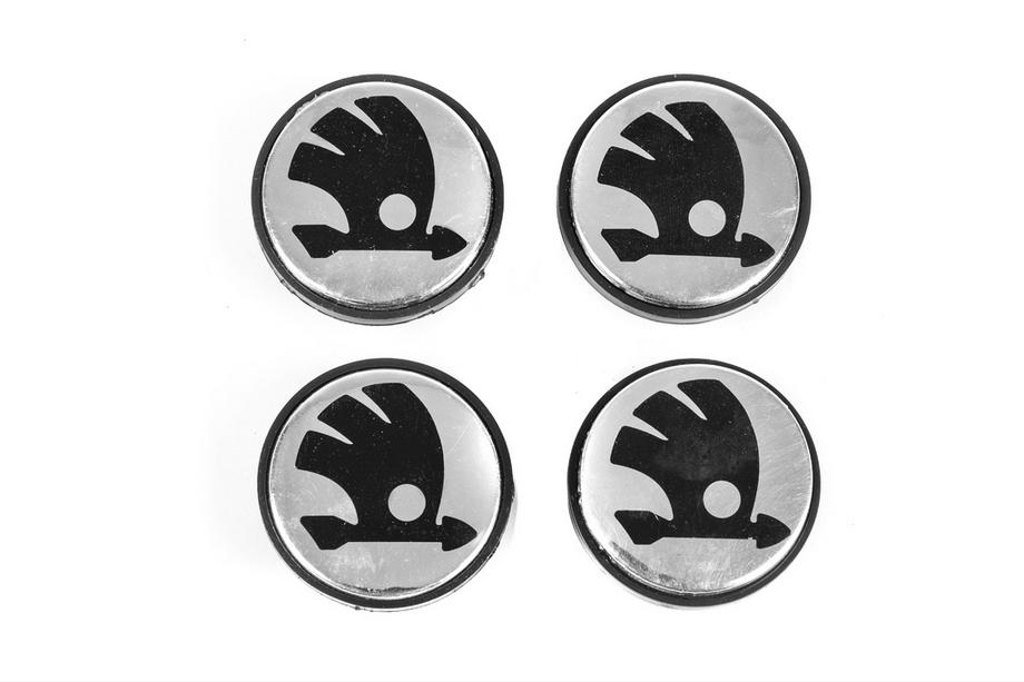 Skoda Naafkappen voor velgen 65/56 mm sk6556 (4 stuks) Foto 2