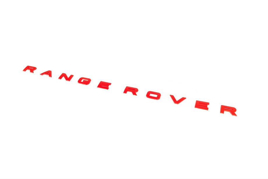 LandRover Range Rover Rode opschriftbadge (type-5) Image