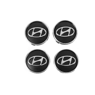 Zwarte naafdoppen hyun60tur-bl (59 mm / 55 mm, 4 stuks) foto 3