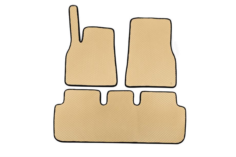 Tesla Model S 2012– EVA automatten (2021+, Beige) Image