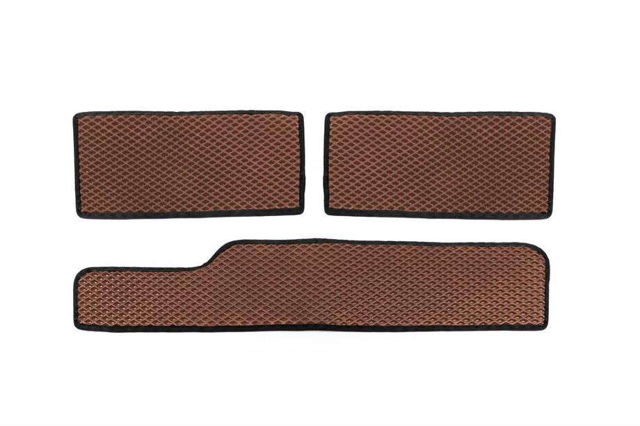 Mercedes Sprinter W901/902/903/904/905 1995–2006 Polyurethaan instapdrempelmatten (3 stuks, EVA, bruin) Image