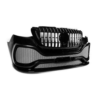 Voorbumper met grille van ABS (spuitklaar) foto 3