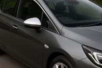 Opel Astra K 2016–2021 RVS spiegelkappen (set 2 stuks) foto 1