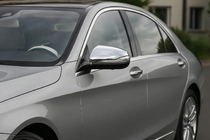 Mercedes S-Class W222 2013–2022 RVS spiegelkappen (2 stuks) foto 1