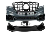 Mercedes Sprinter W907/W910 2018– Voorbumper met grille V2 (AMG) foto 10