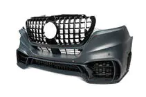 Mercedes Sprinter W907/W910 2018– Voorbumper met grille V2 (AMG) foto 12