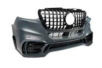 Mercedes Sprinter W907/W910 2018– Voorbumper met grille V2 (AMG) foto 13