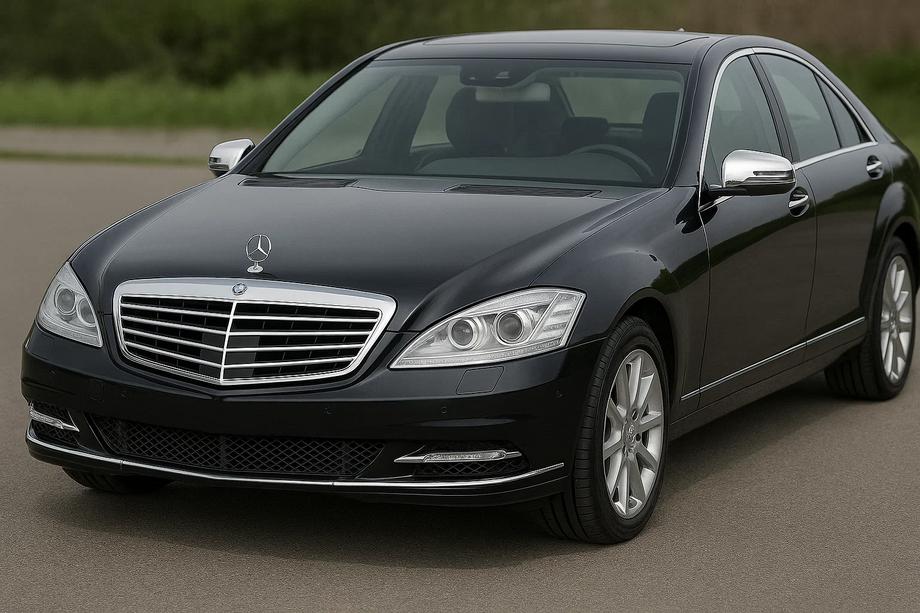 Mercedes S-class W221 2005–2013 Spiegelkappen (2009-2013, 2 stuks, RVS) Image