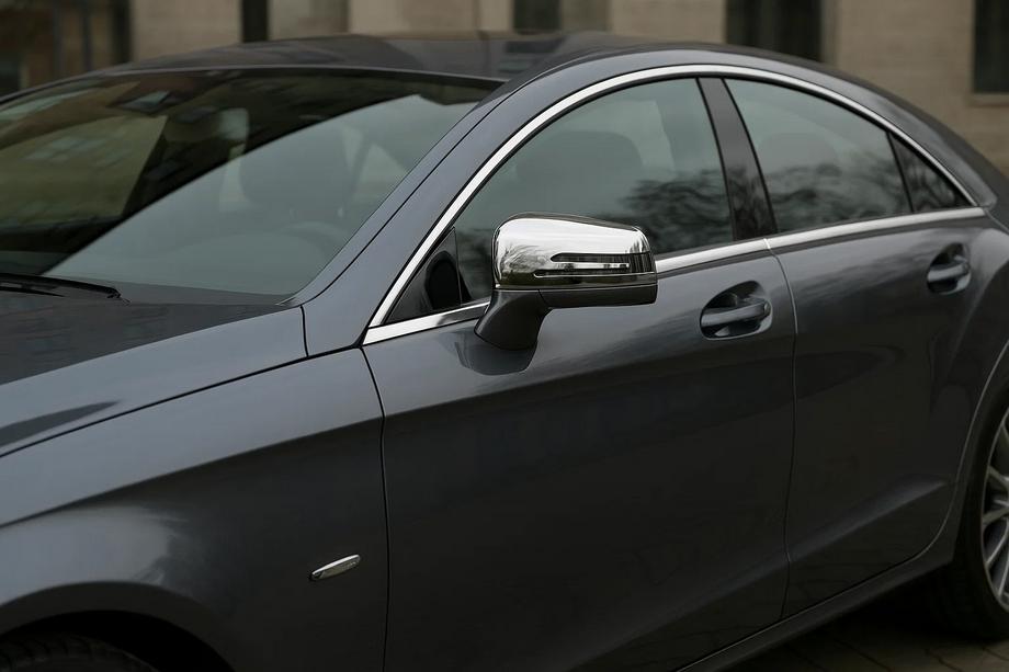 Mercedes CLS C218 2011–2018 RVS spiegelkappen (2 stuks) Foto 1