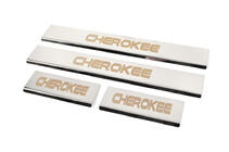 Jeep Grand Cherokee WK2 2010–2021 Dorpellijsten V-2 (4 stuks, RVS) foto 2