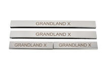 Opel Grandland X 2017– Dorpellijst set (4 stuks, RVS) foto 1