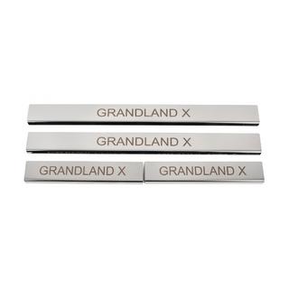 Dorpellijst set (4 stuks, RVS) Opel Grandland X 2017– foto 1