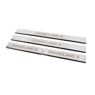 Dorpellijst set (4 stuks, RVS) Opel Grandland X 2017– foto 3