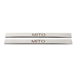 Dorpellijsten (2 stuks, RVS) Alfa Romeo MiTo 2008–2018 foto 1