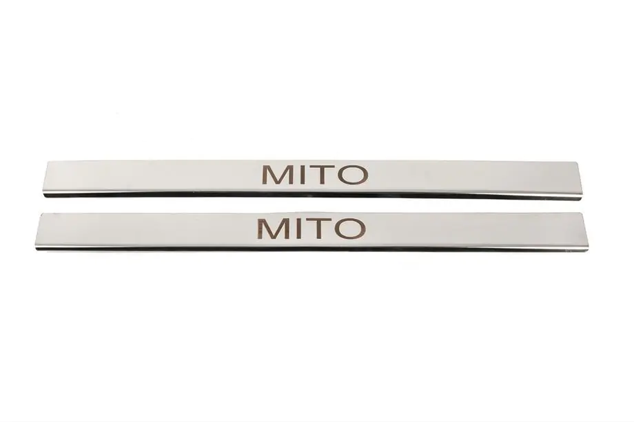 Alfa Romeo MiTo 2008–2018 Dorpellijsten (2 stuks, RVS) Image
