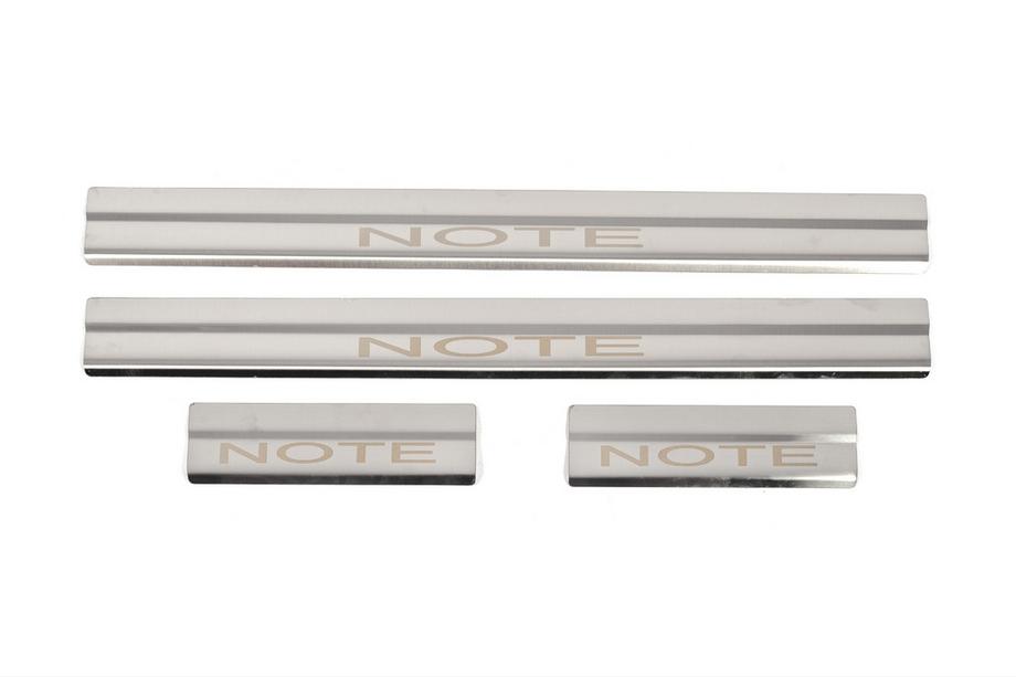 Nissan Note 2012–2020 Dorpellijst set (4 stuks, RVS) Image
