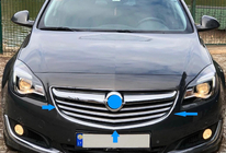 Opel Insignia 2008–2017 Grille sierlijsten (2014-2017, roestvrij staal) foto 3