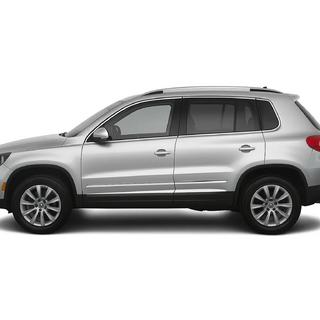 Deurlijsten (4-delig, RVS) Volkswagen Tiguan 2007–2016 foto 1